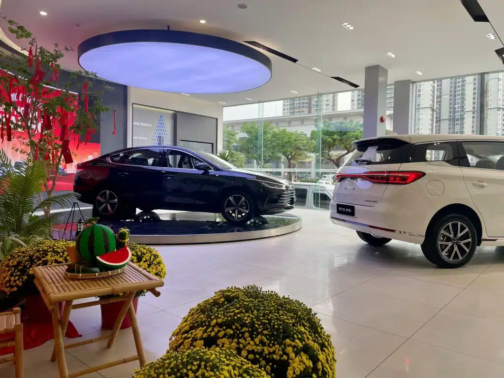 Đại lý BYD chính hãng cung cấp đa dạng mẫu xe điện hiện đại
